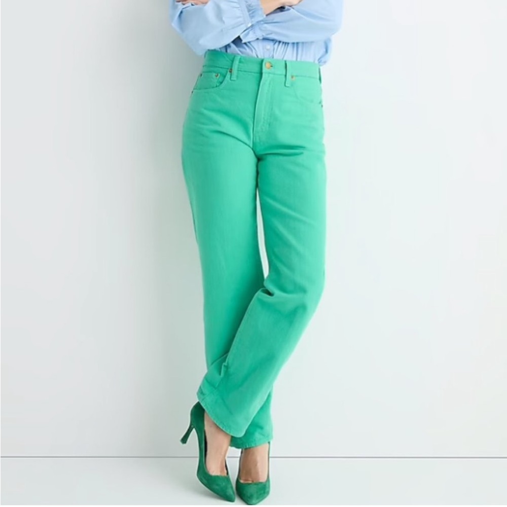 J.Crew Slouchy-straight garment-dyed dad jean